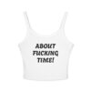 About Fucking Time Stella McCartney and PETA Women's Spaghetti Strap Tank Top