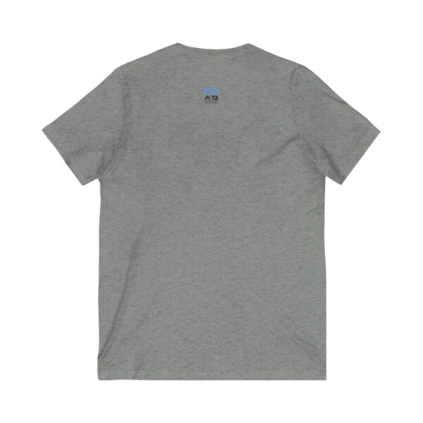 No Fur Unisex Jersey Short Sleeve V-Neck Tee - Stand Against Fur – Support PETA - Image 6