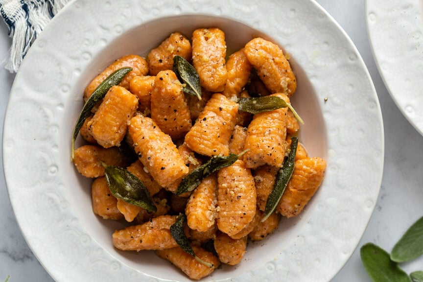 3-Ingredient Sweet Potato Gnocchi
