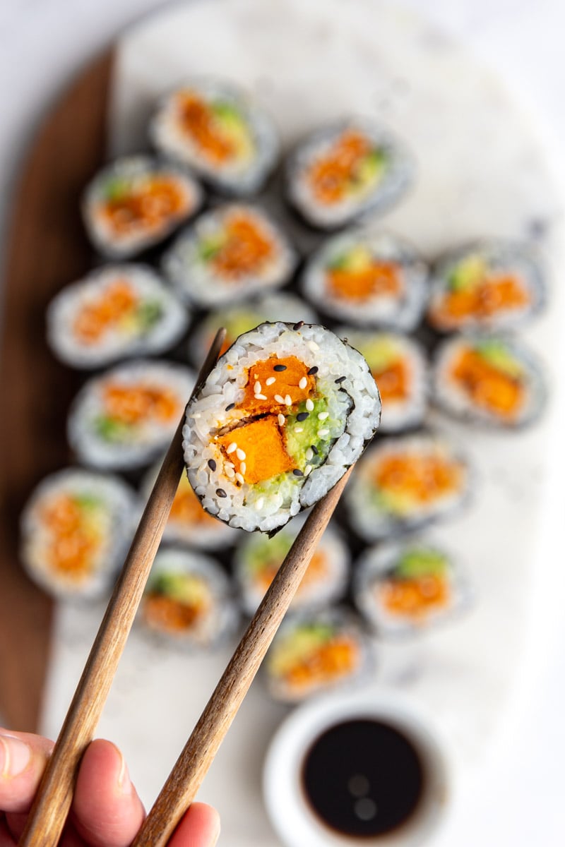 Sweet Potato Roll Sushi